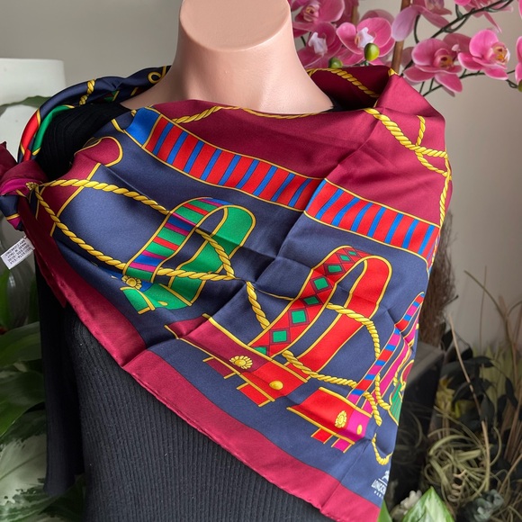 LongChamp Silk Scarf - Picture 8 of 14